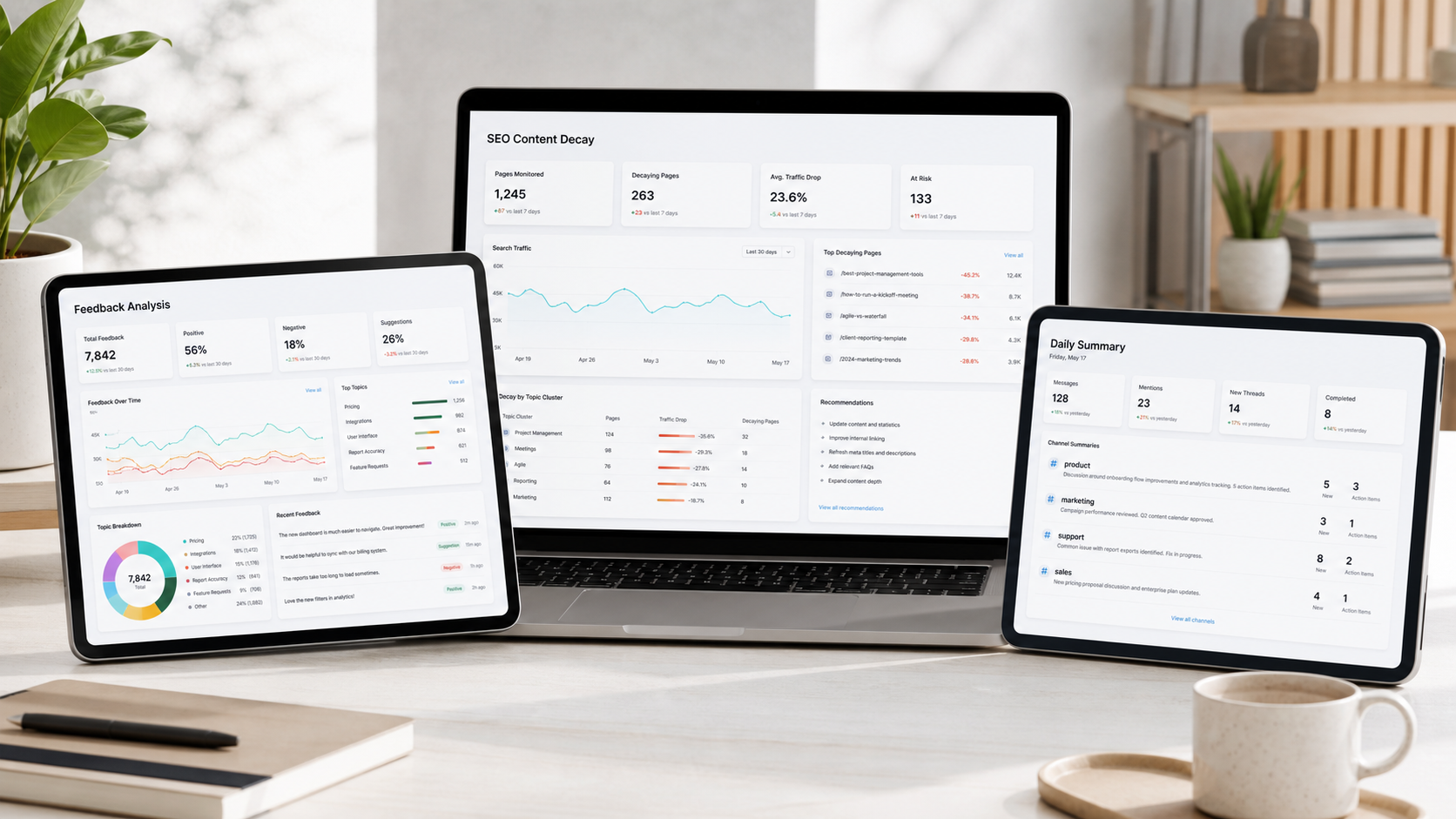 RankFade product overview for spotting content decay
